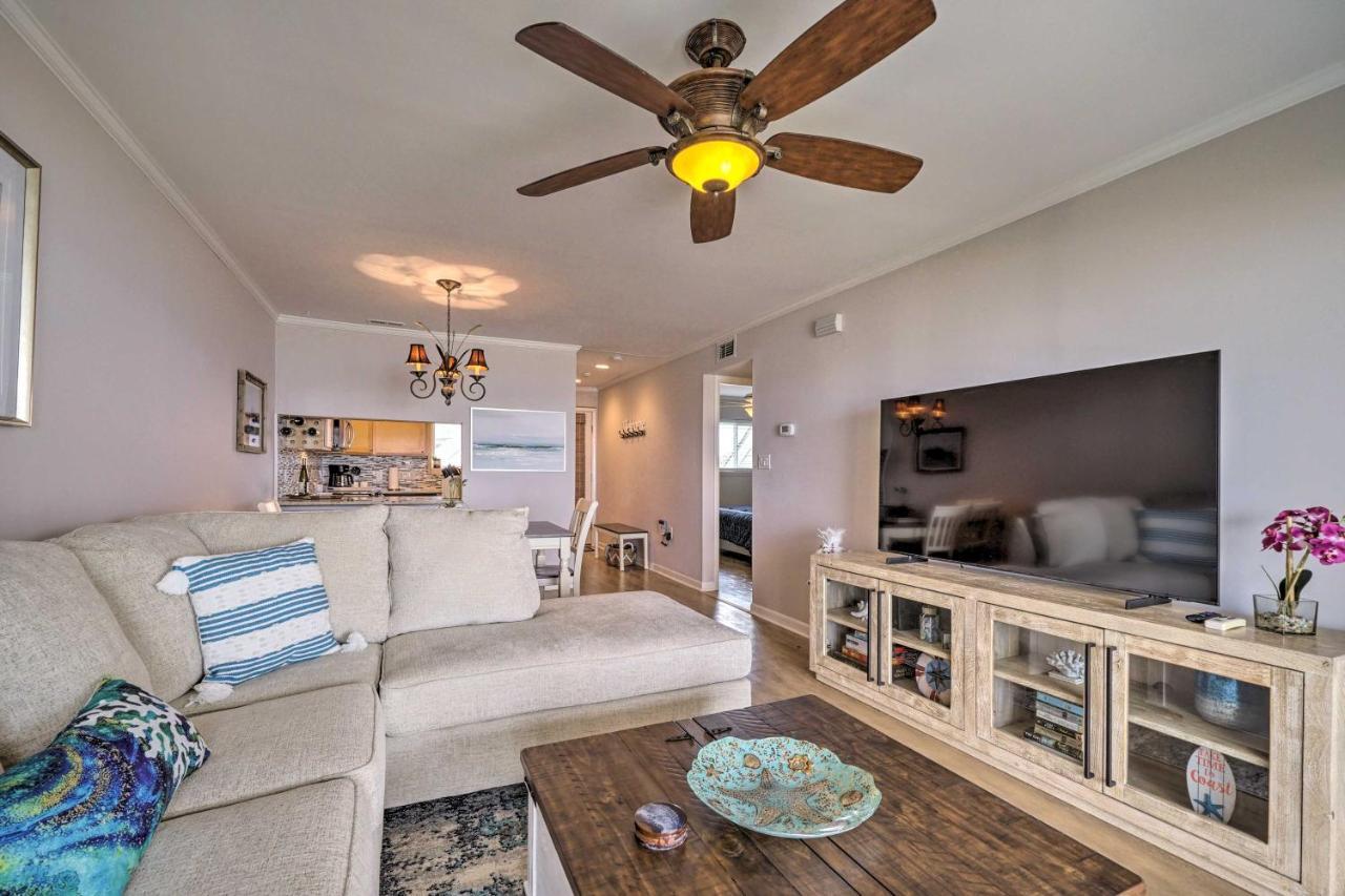 Beachfront Condo With Unobstructed Ocean Views! Oak Island Eksteriør bilde