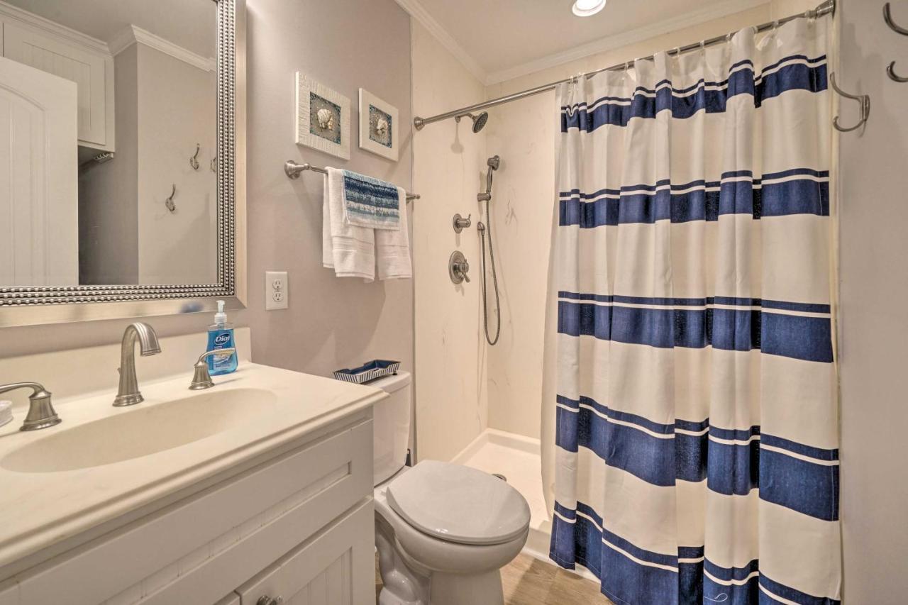 Beachfront Condo With Unobstructed Ocean Views! Oak Island Eksteriør bilde