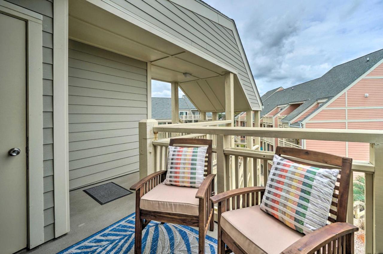 Beachfront Condo With Unobstructed Ocean Views! Oak Island Eksteriør bilde